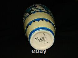 Vase Art Deco Ceramics By Keramis Belgic Bird Decoration