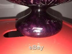 Vase The French Glass Signed Art Deco Cleared With Schneider Acid Charder Daum