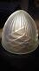 Vasque Dome Shells To Gloss Or Mushroom Lamp Art Deco Schneider Signed