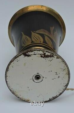Vasque / Urne Art Deco Lamp Signed A Ducobu In Copper Dinantry