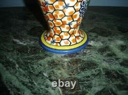 Very Rare Beautiful Vase Signed Ditmar Urbach Of Period Art Deco Czechoslovakia