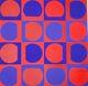 Victor Vasarely 1963 Lithography Rare Signed By The Artist /art/deco/collection