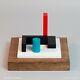 Wood Sculpture Polychrome Abstraction Neoplastics Signee Numerotee (3)