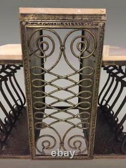 Wrought Iron Console Art Deco Signed