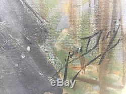 Yves Diey, Oil On Canvas Art Deco Period, Signed