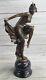 21 Classique Danseuse Signe Bronze Figurine Statue Art Déco Nouveau Marbre