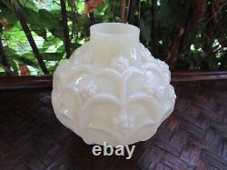 ART DECO vase boule en opaline OURALINE signé CLA Made in France TBE