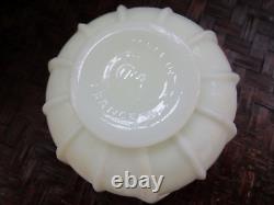 ART DECO vase boule en opaline OURALINE signé CLA Made in France TBE