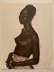 Alexander Iacovleff Gravure Africaniste Portrait De Jeune Fille Nue Art Deco