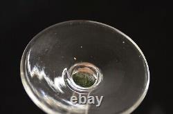 Art Deco 6 Verres En Cristal Couleur Taille Grave Raisin John Walsh Signe