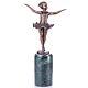 Art Deco Bronze Figure Ballerina After F. Preiss