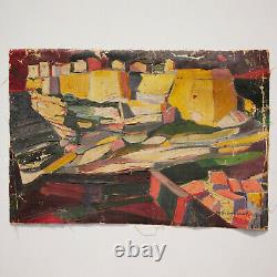 Boris Smirnoff (1895-1976) Les remparts d'Antibes Huile toile Tableau Peinture