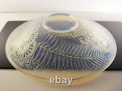 Etling Signe Art Deco Grand Coupe En Verre Moule Opalecent Era Sabino Fougeres