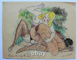 François d'Albignac, dessin, érotica, sexe, femme, caricature, érotique