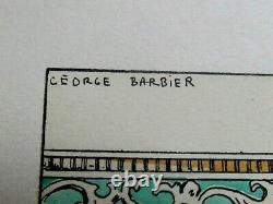 George Barbier GALANDOT LE ROMAIN Gravure Pochoir édition originale 1928