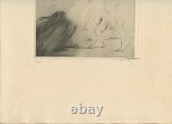 Icart Louis Gravure 1917 Signé Au Crayon Num/250 Handsigned Etching Art Déco