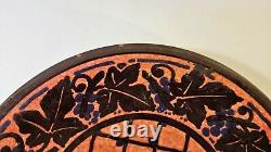 Jacquet Ancien plat Art Déco poterie de Savoie signée