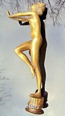 Joli bronze art déco la danse de Serge ZELIKSON (1890-1966)