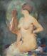 Julien Tavernier (1879-c. 1938) Nu De Femme Au Miroir, Art Déco