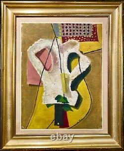 Louis LATAPIE 1891-1972, oeuvre Moderniste de 1939, Cubisme-Surréalisme Art Deco