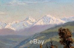 Lucien Quenard, tableau, montagne, Belledonne, Gières, Alpes, Isère, Grenoble