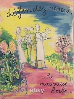 Robert FRANCOLIN (1899-1974) CONTRE LA MEDECINE Défendez-vous! La mauvaise herbe