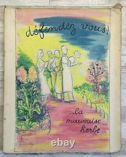 Robert FRANCOLIN (1899-1974) CONTRE LA MEDECINE Défendez-vous! La mauvaise herbe