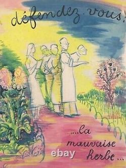 Robert FRANCOLIN (1899-1974) CONTRE LA MEDECINE Défendez-vous! La mauvaise herbe