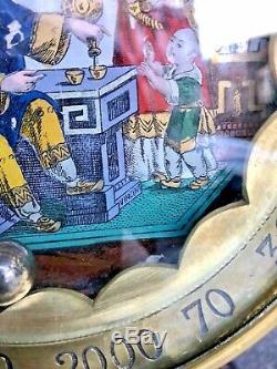Roulette comptoir fixé sous verre signée VINCENT
