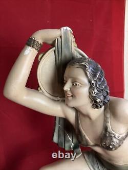 Sculpture Femme allongée Art déco Salvatore Melani