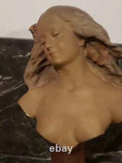 Sculpture femme art deco signe Jacquet