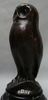 Chouette hibou Fer Forgé Déco Métal artisanal Collection statue oiseau