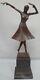 Statue Sculpture Danseuse Charleston Style Art Deco Style Art Nouveau Bronze Mas