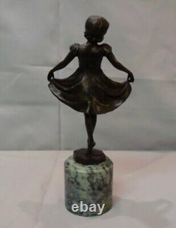 Statue Sculpture Danseuse Classique Opera Style Art Deco Style Art Nouveau Bronz