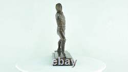 Statue Sculpture Escrime epee Style Art Deco Style Art Nouveau Bronze massif Sig