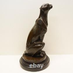 Statue Sculpture Guepard Animalier Style Art Deco Style Art Nouveau Bronze massi