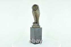 Statue en bronze Chouette Hibou Oiseau Animalier Style Art Deco Style Art Nouvea