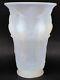 Sublime Vase Opalescent Art Déco Perruches Signé Verlux No Lalique Sabino Etling