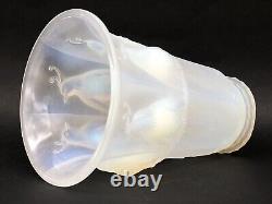 Sublime VASE OPALESCENT Art Déco PERRUCHES signé VERLUX No LALIQUE SABINO ETLING