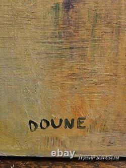 Superbe tableau avec la signature de l'artiste, DOUNE